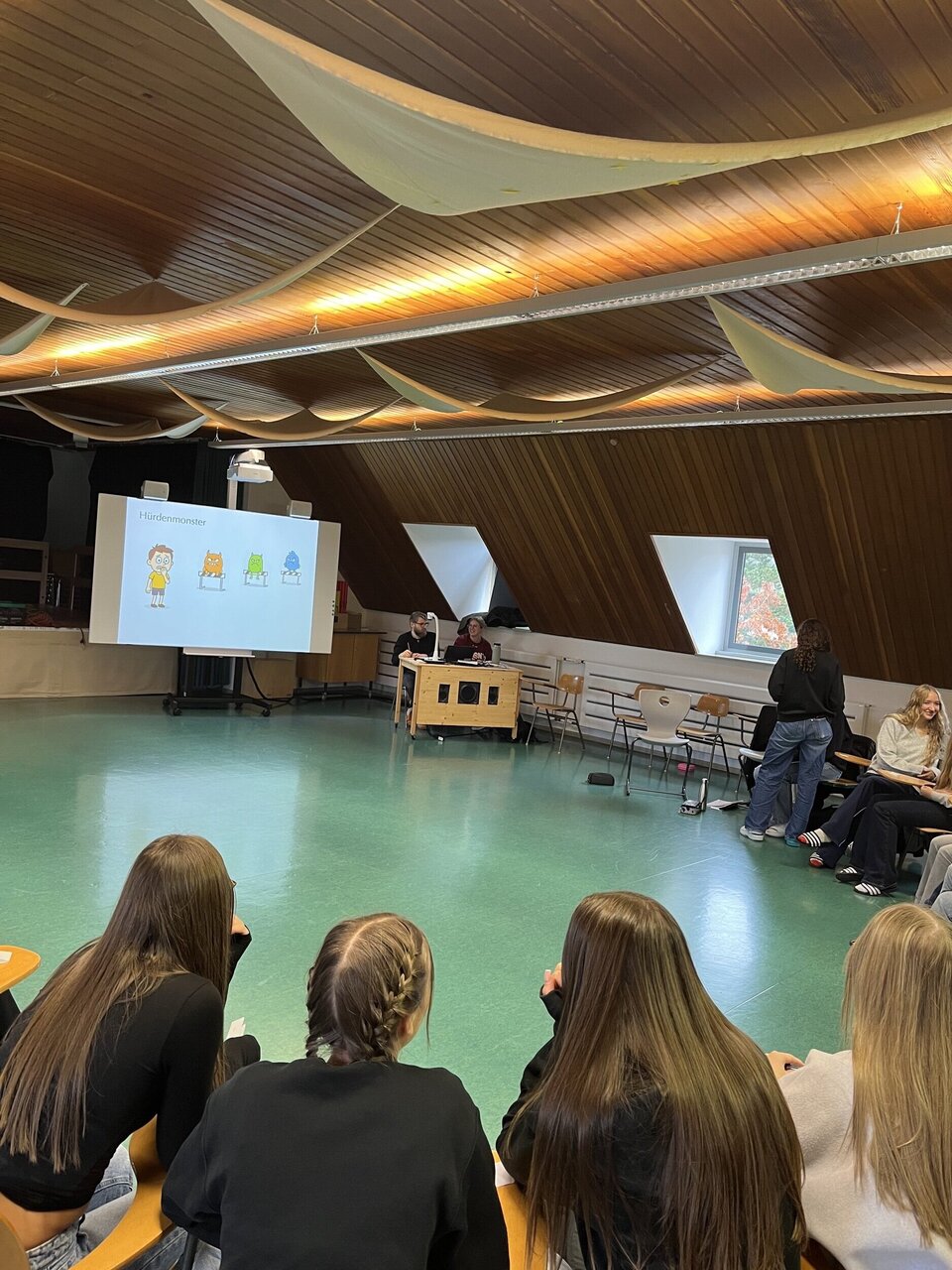 Im Musiksaal zur Besinnung