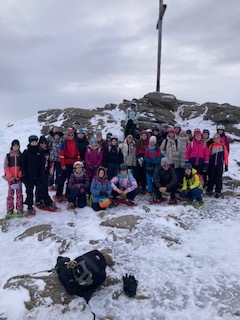 am Arber mit Schneeschuhen